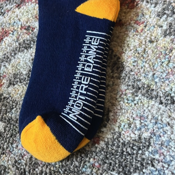 Notre Dame socks large NWT - Picture 2 of 2